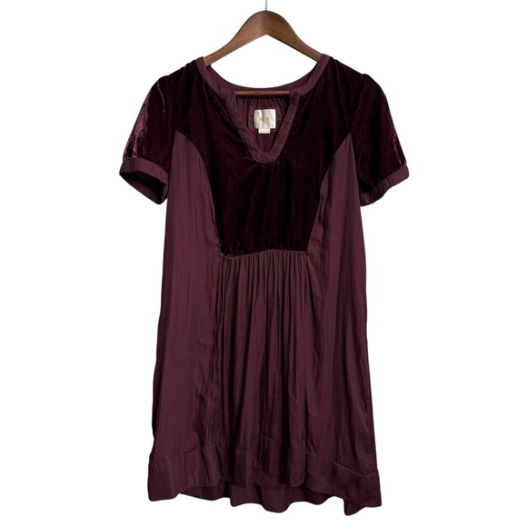 Maeve Dresses & Skirts - Maeve Anthropologie Ingrid dress women's small velvet‎ whimsigoth romantic boho